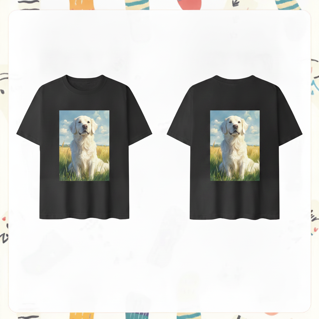 Personalized Dog Cat Face T-Shirt | MUMURINKA