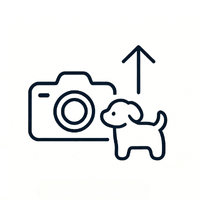Upload your pet's photo to MUMURINKA custom sock configurator